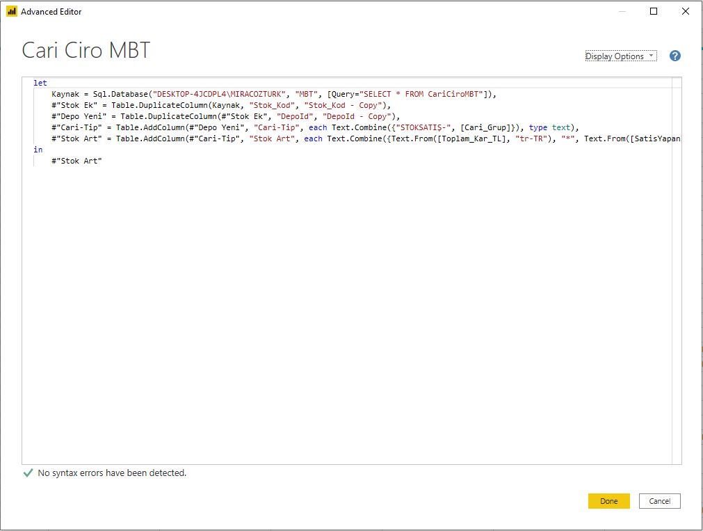 Power BI’da Zaman Kazandıran Çözümler – Miraç ÖZTÜRK