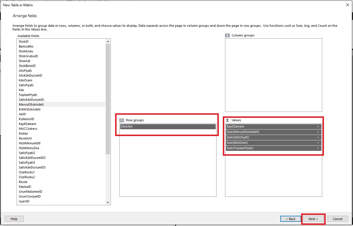Power BI Report Builder Miraç ÖZTÜRK