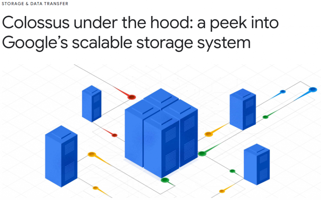 colossus under the hood a peek into google scalable storage system