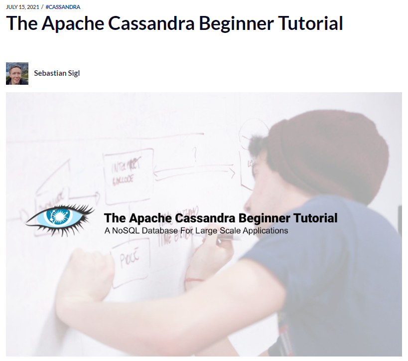the apache cassandra beginner tutorial