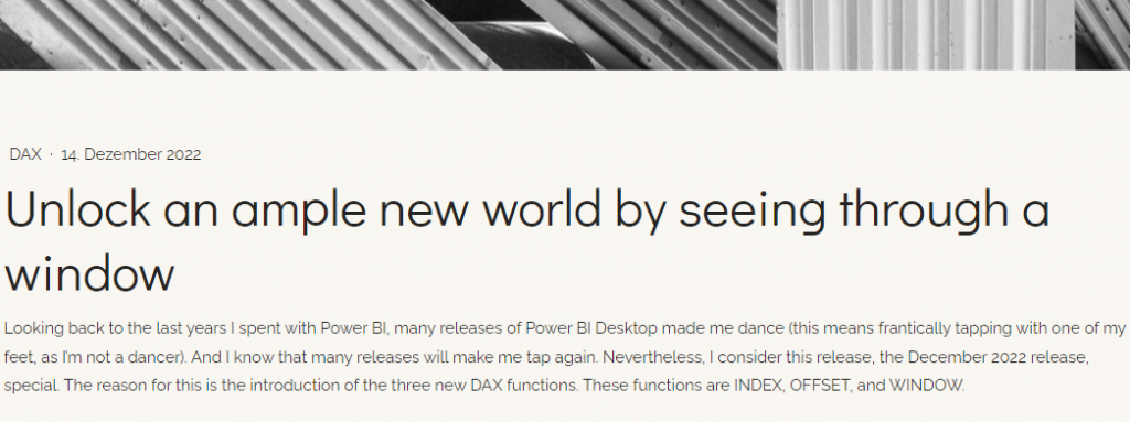 power bi dax new function unlock an ample new world by seeing through a window