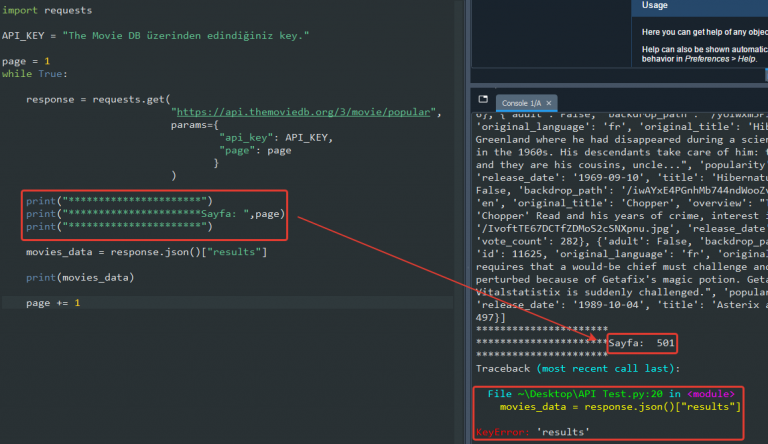 Python ile API Kullanımı – Miraç ÖZTÜRK