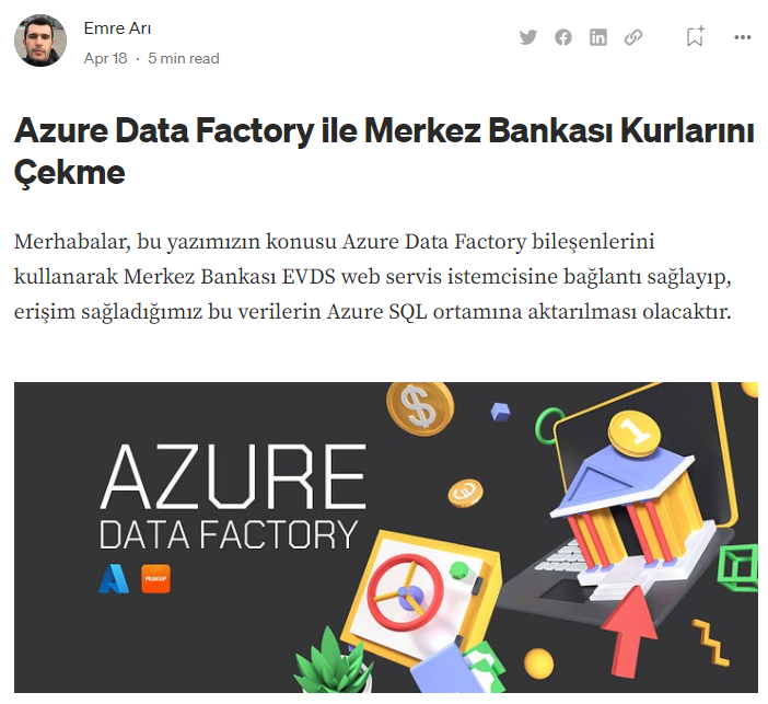 central bank currency price take azure data factory