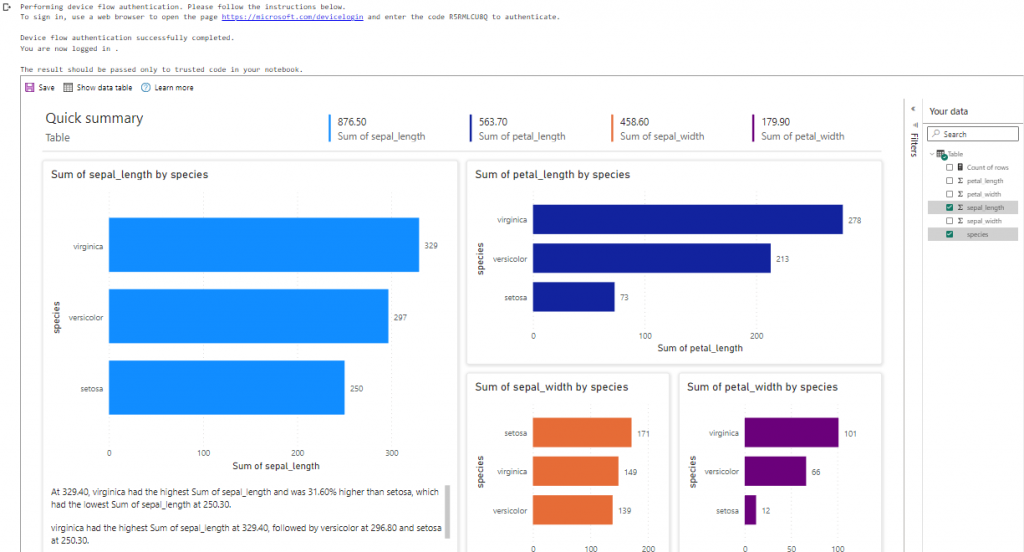power bi use google colaboratory colab project generating report view