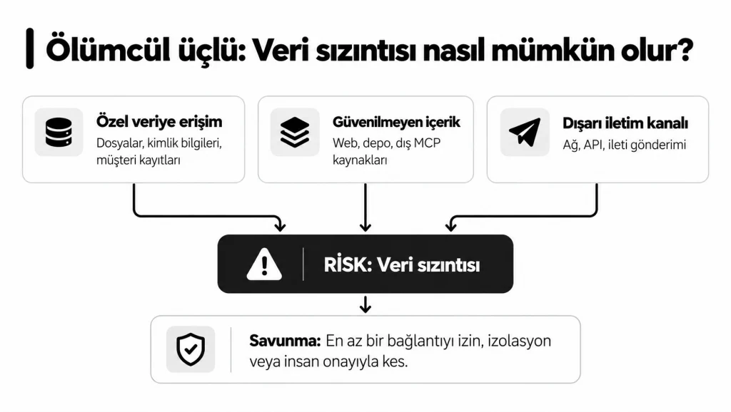 the deadly trio data leakage diagram
